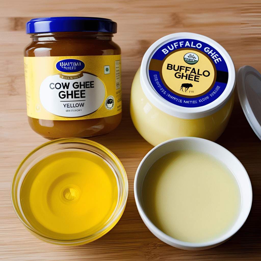 Cow Ghee and Buffalo Ghee